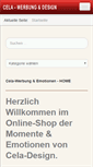Mobile Screenshot of cela-shop.de